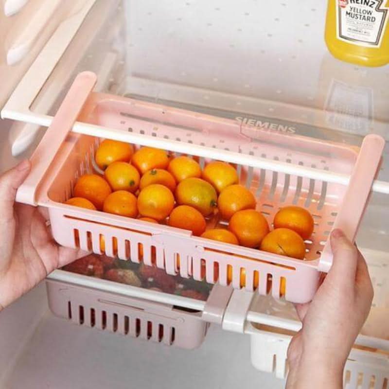 Organizzatore regolabile per frigorifero 