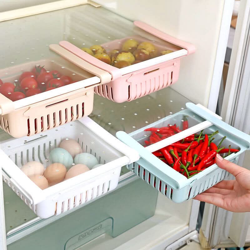 Organizzatore regolabile per frigorifero 