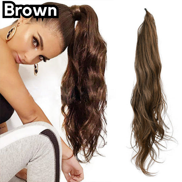 Extensión de cola de caballo glamorosa para un look chic 