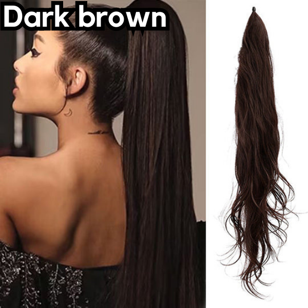 Extensión de cola de caballo glamorosa para un look chic 