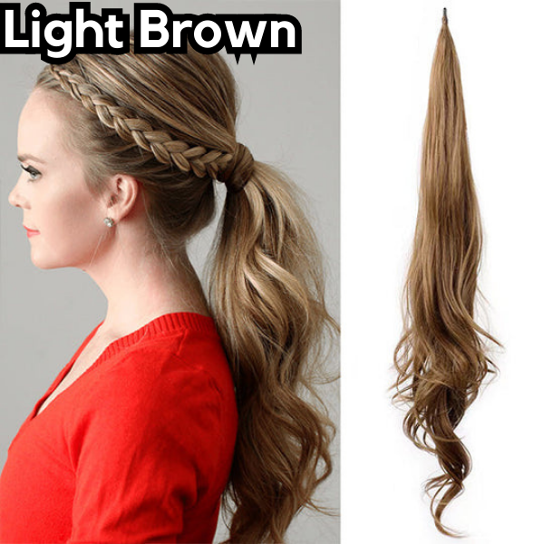 Extensión de cola de caballo glamorosa para un look chic 