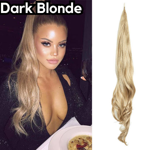 Extensión de cola de caballo glamorosa para un look chic 