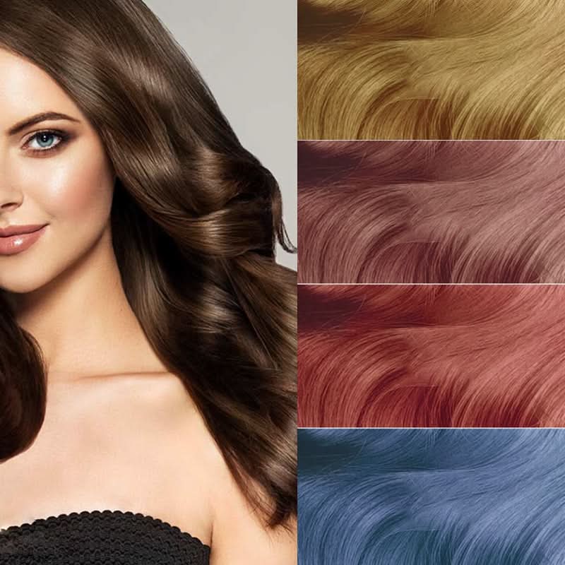 Cera de coloração temporária para cabelo 