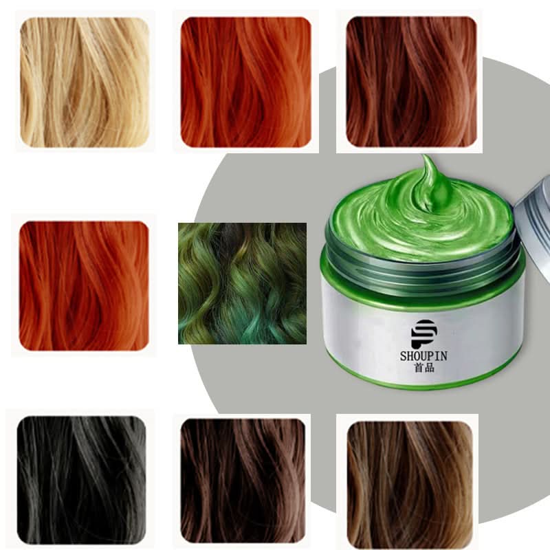 Cera de coloração temporária para cabelo 