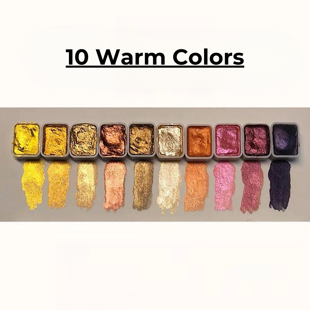 Pearlescent watercolor – Intense brilliance and radiant shades 